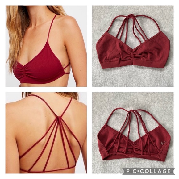 Free People Other - 🌼 50% Off! FP Intimately • NWOT Strappy Back Bra Red